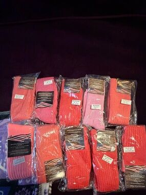 10 pairs of heavy slouch socks size 9-11
